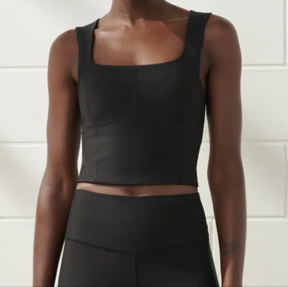 Abercrombie Corset Square Neck Tank
